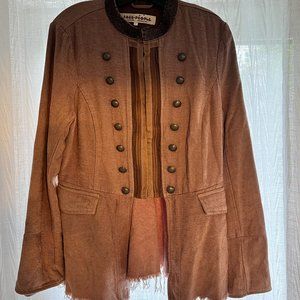 Free People ragged edge jacket